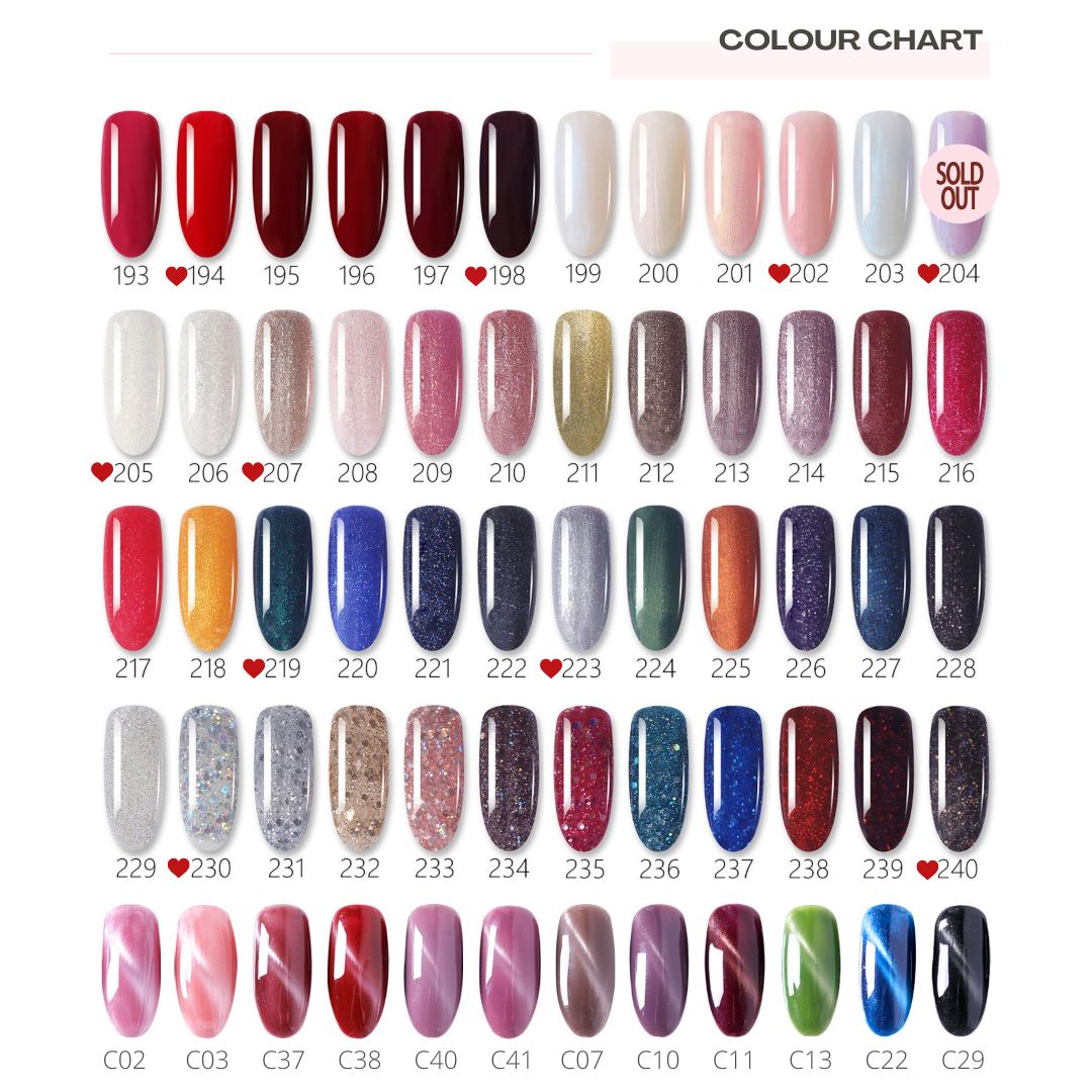 Gel Polish | 264 Colours Available | Plant-based