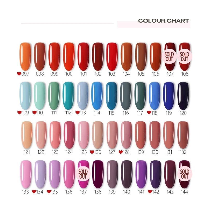 Gel Polish | 264 Colours Available | Plant-based