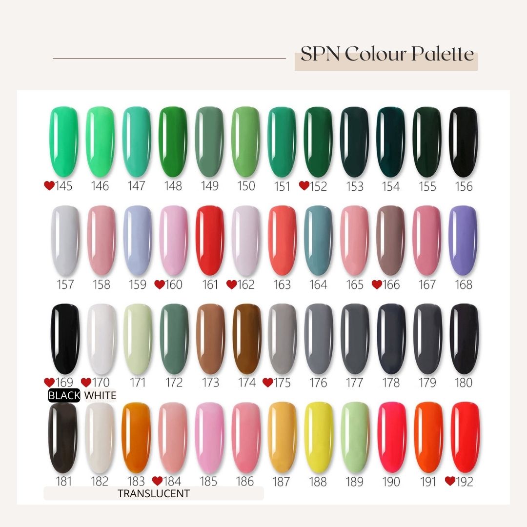 26-Piece Gel Nail Kit | 7 Colours + Matte Top