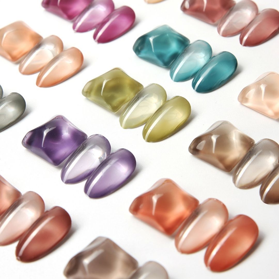Jelly Gel Set| 24 Translucent Gels | Sheer