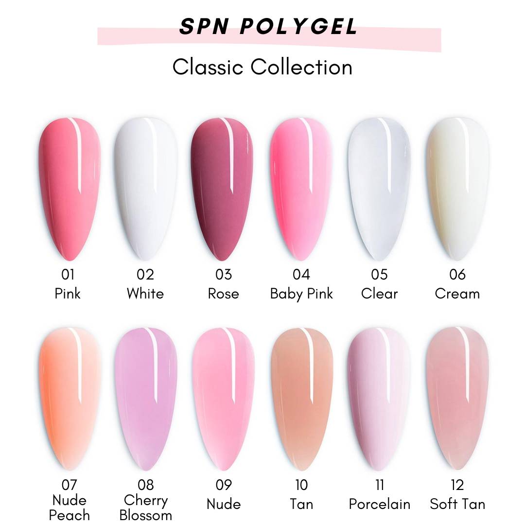 Polygel | Builder Gel | So Pretty Nails | Classic Sahdes