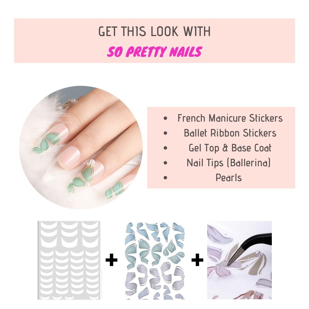 French Manicure Stickers | Easy Nail Art Decals